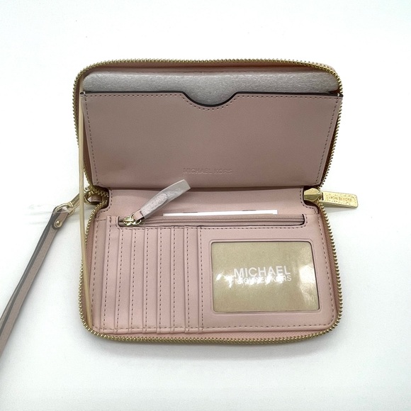 Michael Kors Medium Jaycee Zip Packet Backpack& Phone Case Wallet Wristlet - Picture 11 of 12